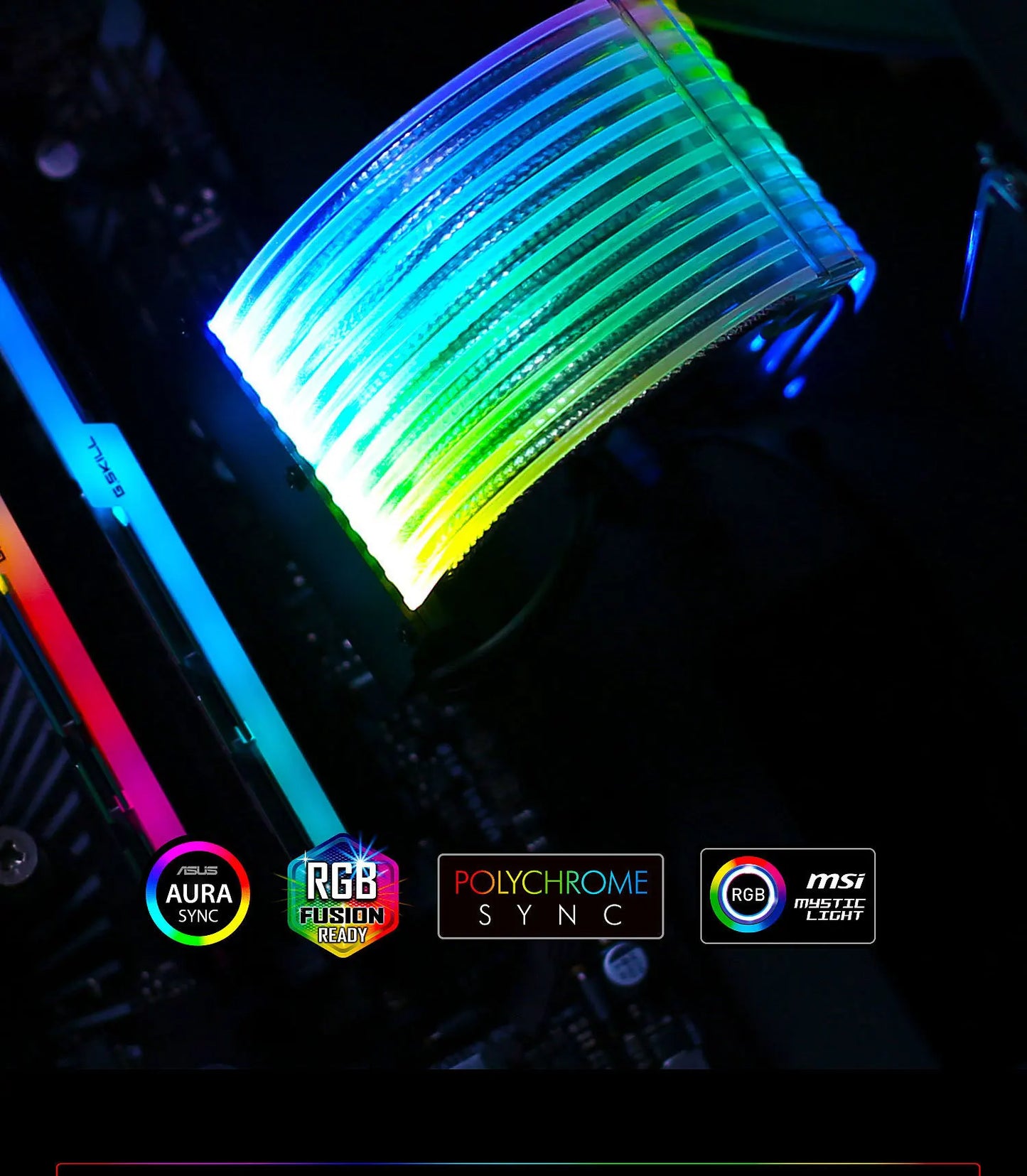 Extensores de Cables Gamer RGB